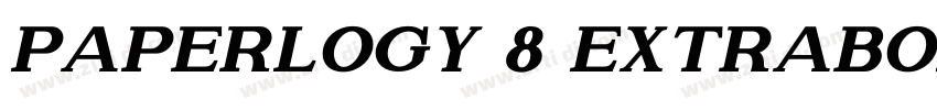 Paperlogy 8 ExtraBol字体转换